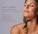 Skin Rejuvenation Beauty Device, 3-IN-1 Neck Face Beauty Massager, At-home Facial Spa Tool and Microglow Handset