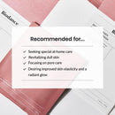 Overnight Hydrogel Mask for Glassy Glowy Skin, Pore Minimizing, Elasticity Improvement,