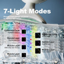 Red Light Therapy Device, 7 in 1 Neck and Face Massager for skin tightening and Face Lifting Device